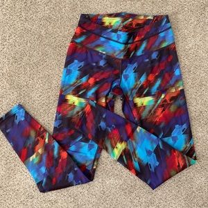 Athleta Multicolored 7/8 Tights